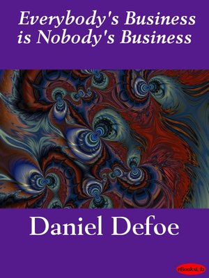 cover image of Everybody's Business is Nobody's Business